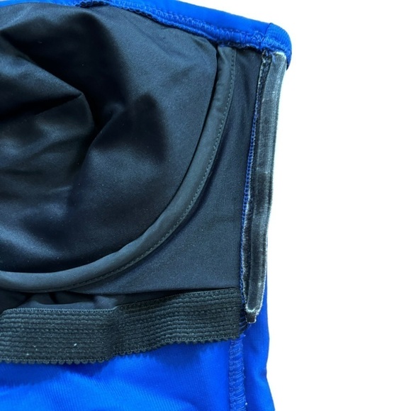 Miraclesuit Blue Camilla Shapewear One Piece Swimsuit Ruched Ruffle Front Size 8 - Picture 11 of 16